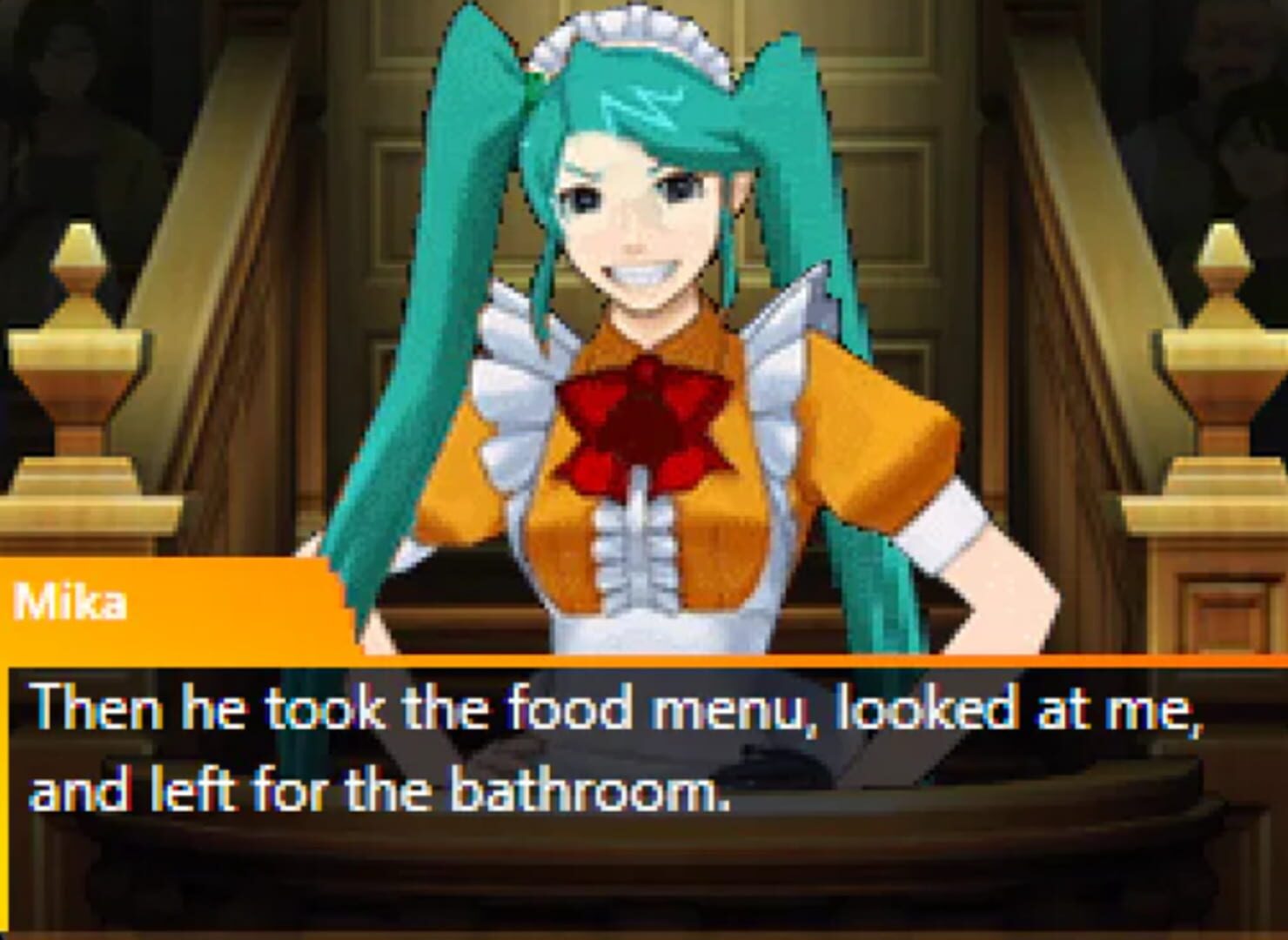 Athena Cykes: Ace Attorney - Trials of time. - Screenshot