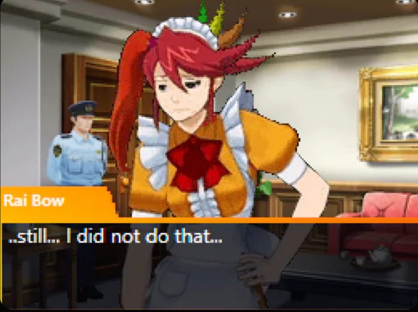 Athena Cykes: Ace Attorney - Trials of time. - Screenshot