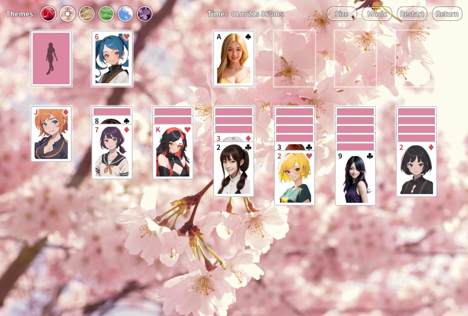 Beauty Solitaire - Screenshot