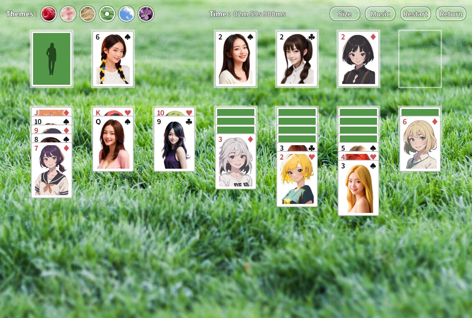 Beauty Solitaire - Screenshot