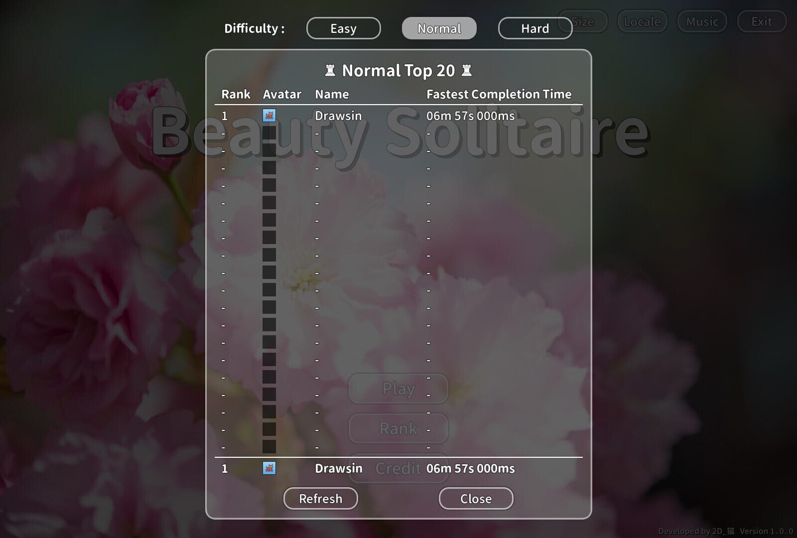 Beauty Solitaire - Screenshot