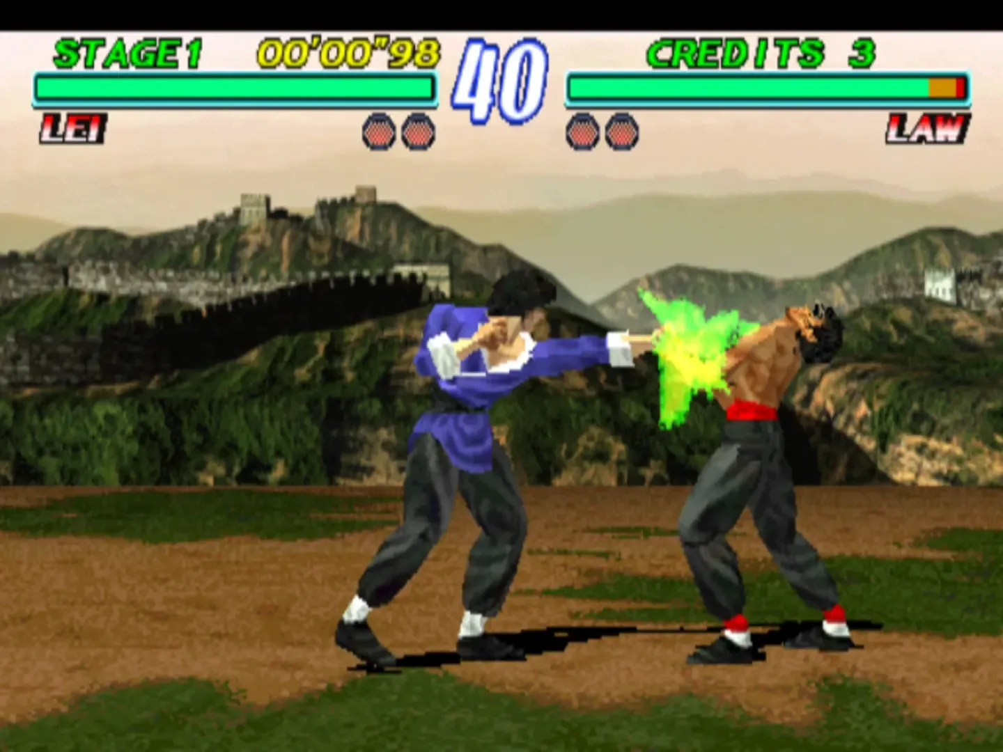 Captura de pantalla - Tekken 2
