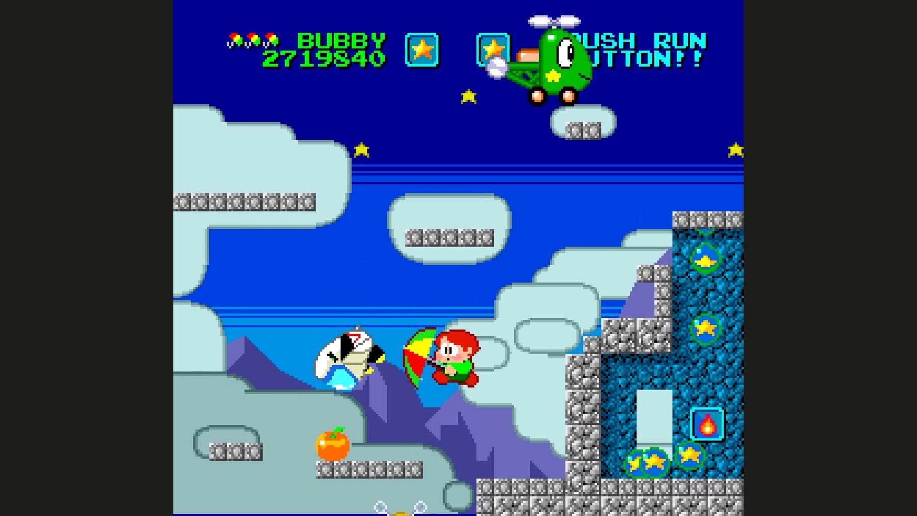 Captura de pantalla - Parasol Stars: The Story of Bubble Bobble III