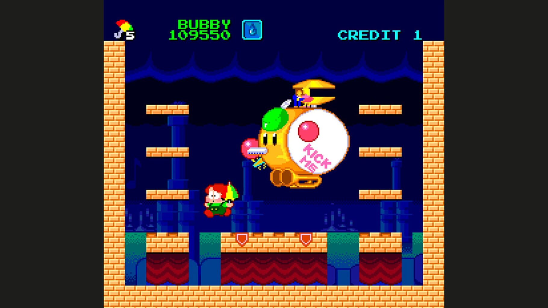 Captura de pantalla - Parasol Stars: The Story of Bubble Bobble III