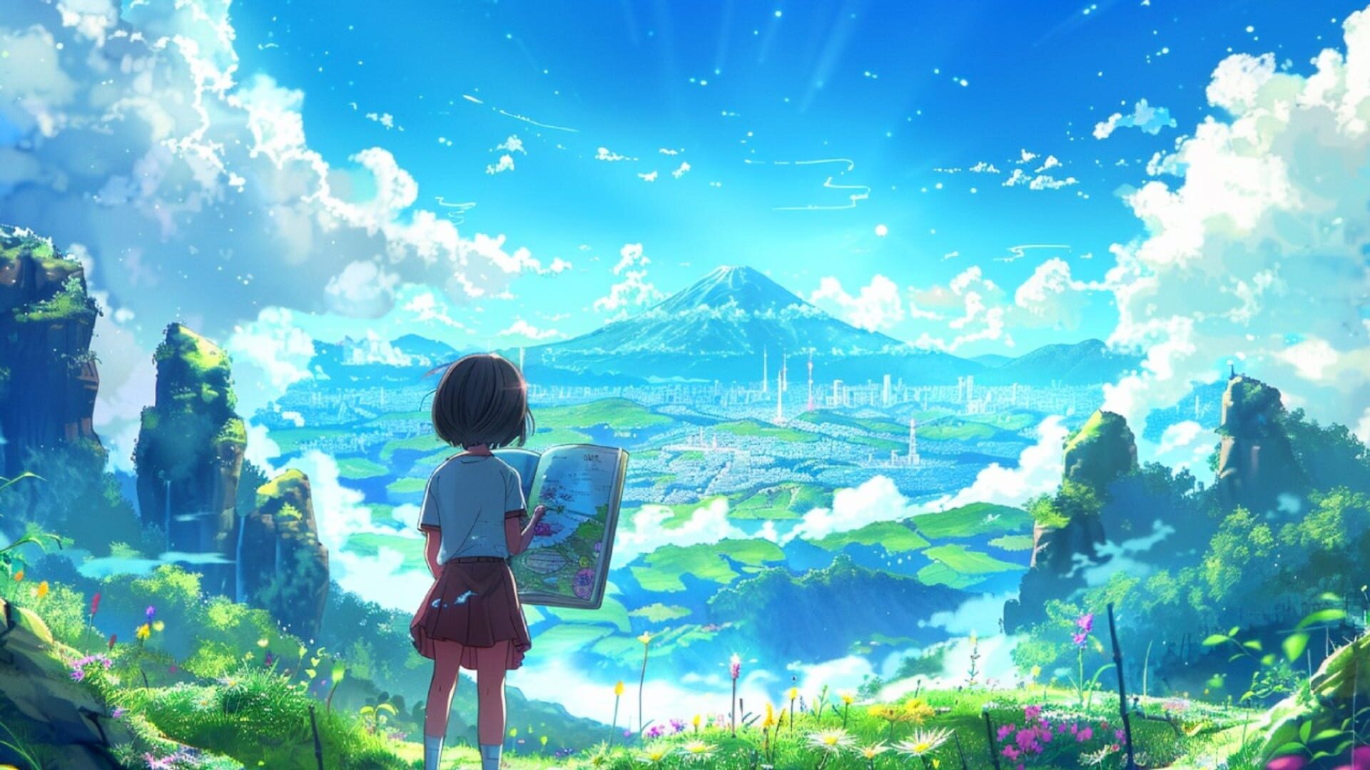 Rainbow Ascend: Anime Girls Go Up screenshot