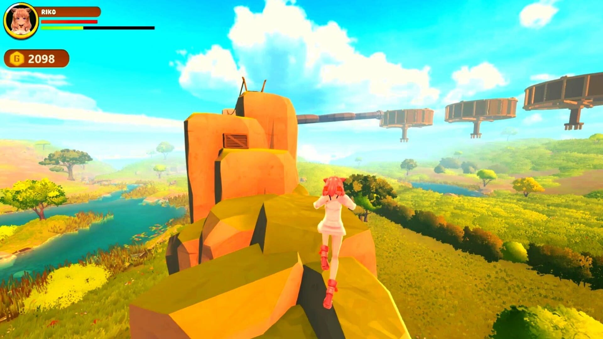 Rainbow Ascend: Anime Girls Go Up screenshot