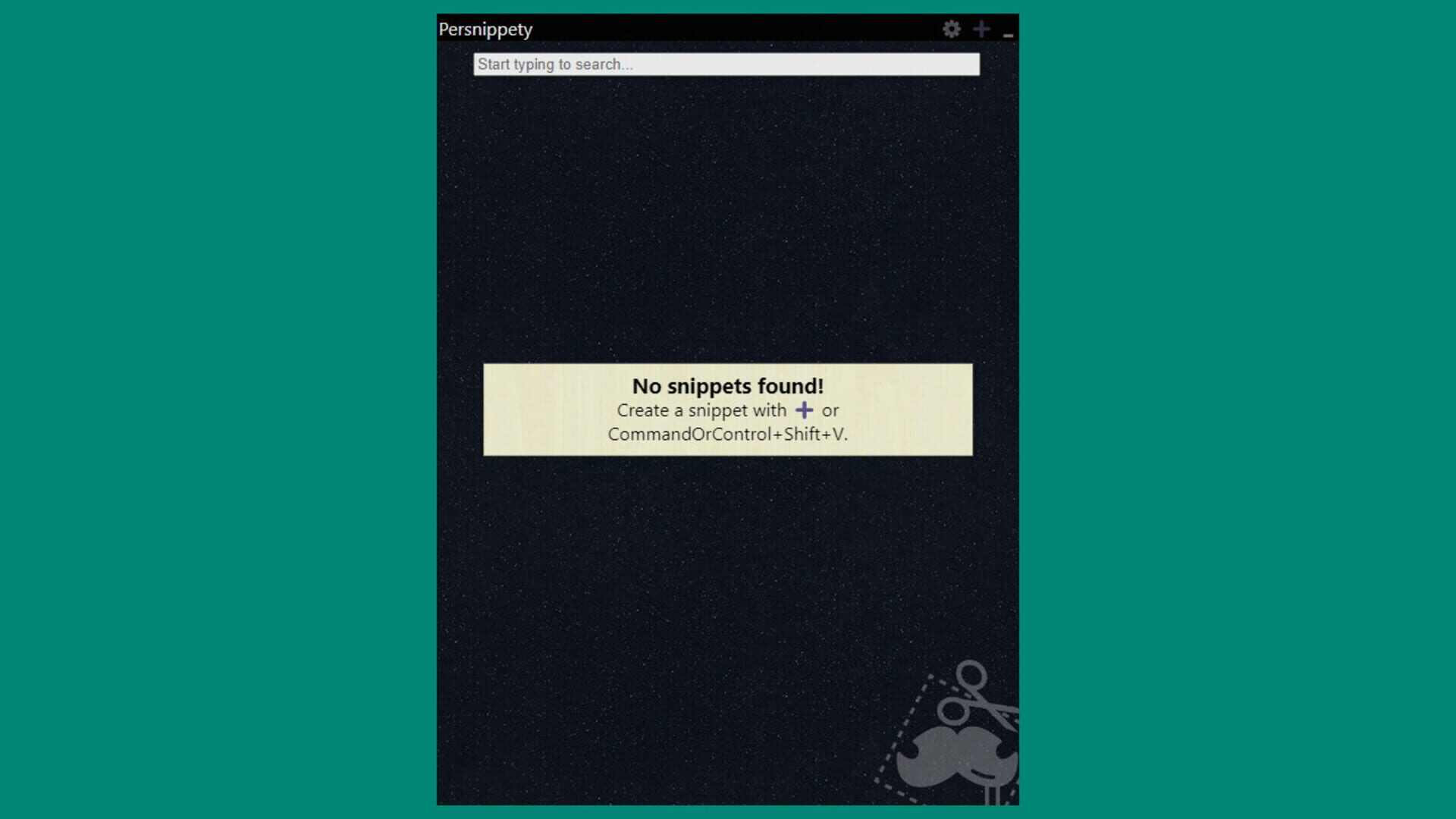 Persnippety - Screenshot