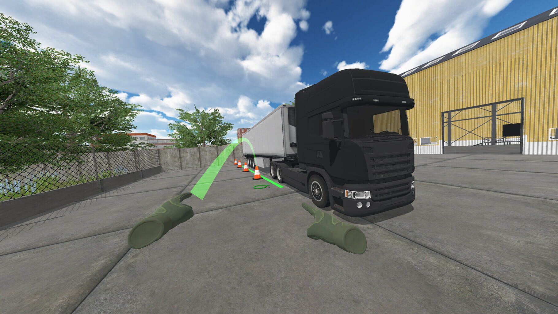 Captura de pantalla - Truck Parking Simulator VR