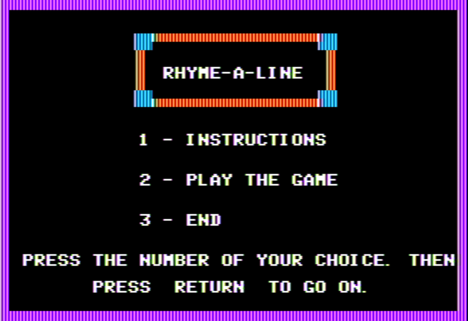 Rhyme-A-Line screenshot