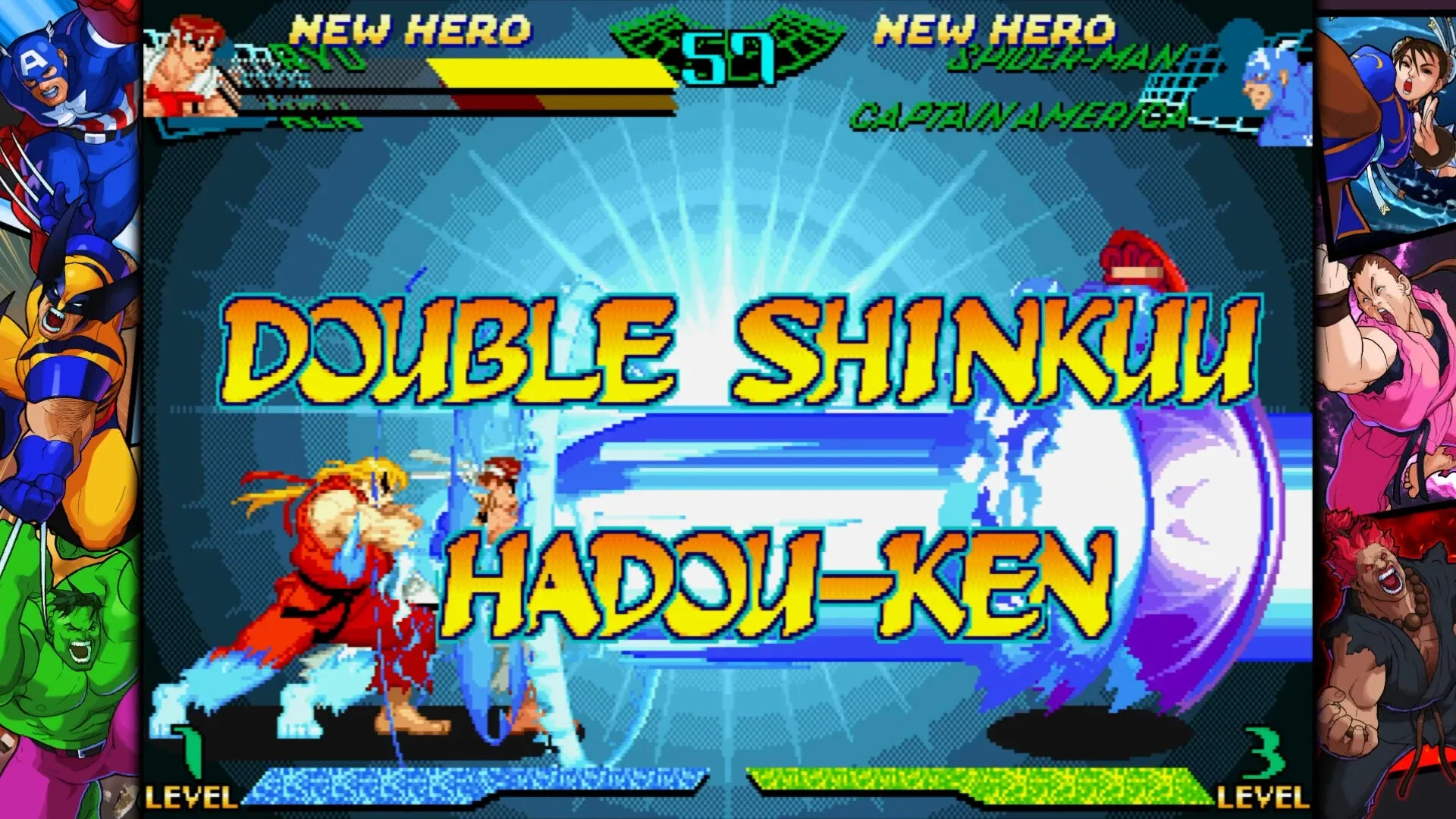 Captura de pantalla - Marvel vs. Capcom Fighting Collection: Arcade Classics