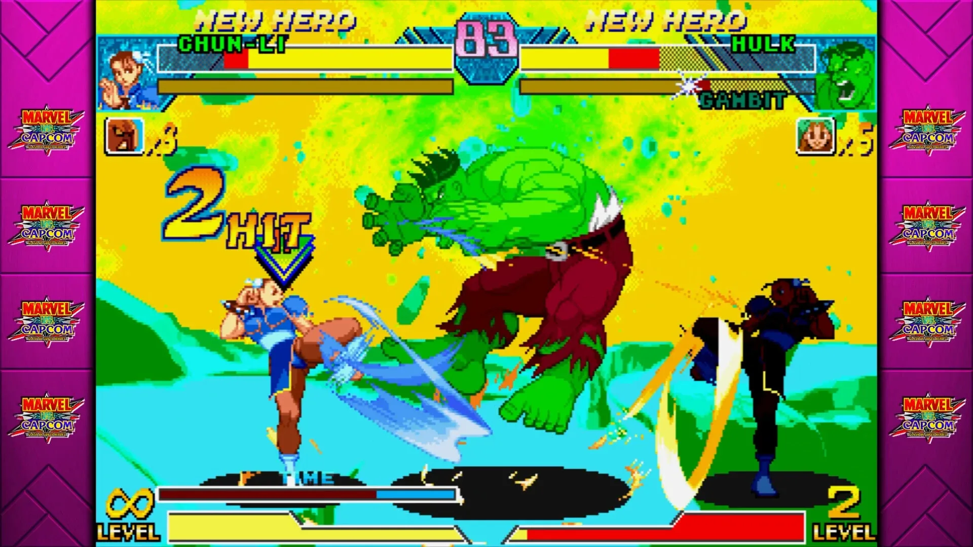 Captura de pantalla - Marvel vs. Capcom Fighting Collection: Arcade Classics