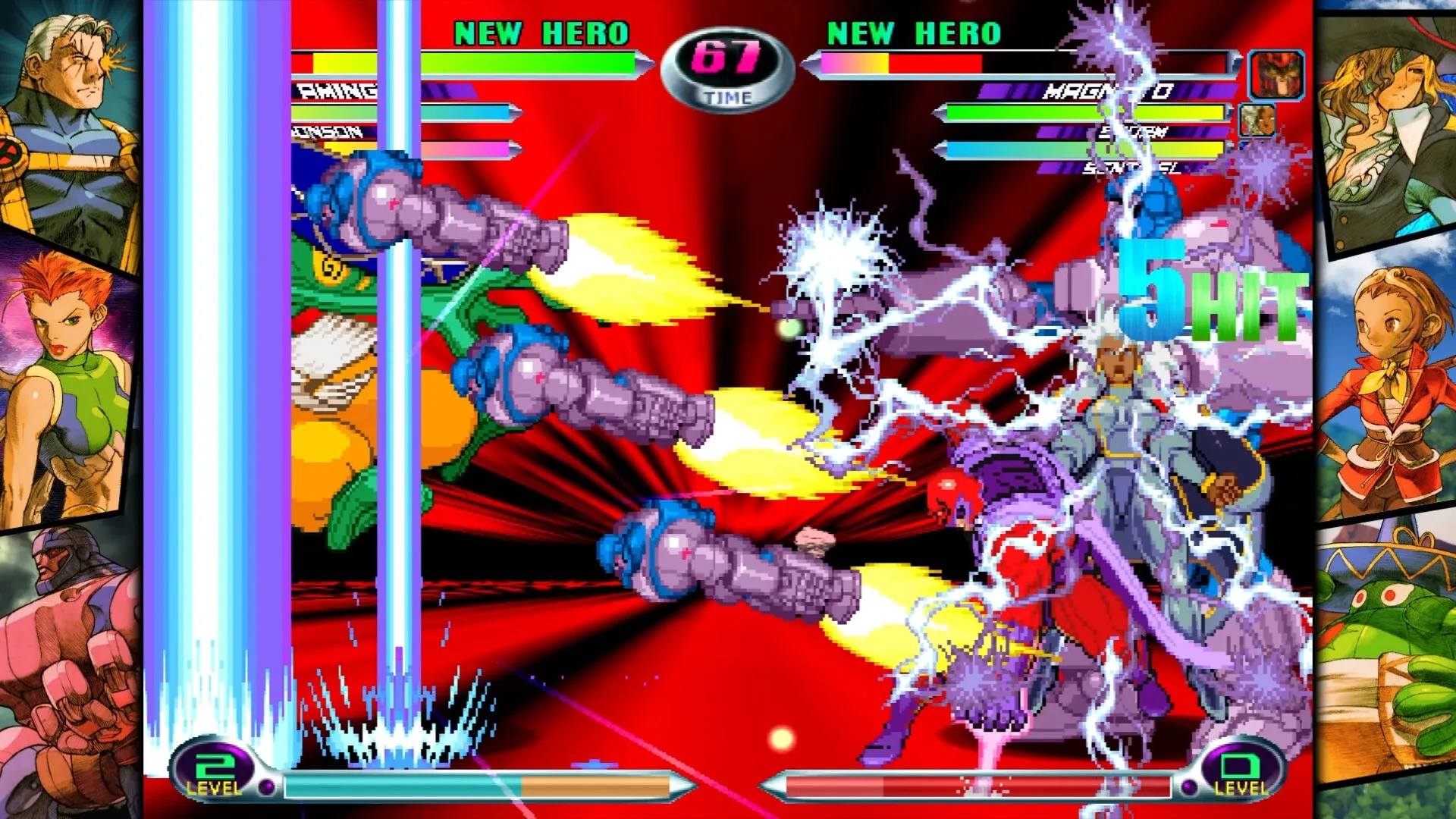 Captura de pantalla - Marvel vs. Capcom Fighting Collection: Arcade Classics