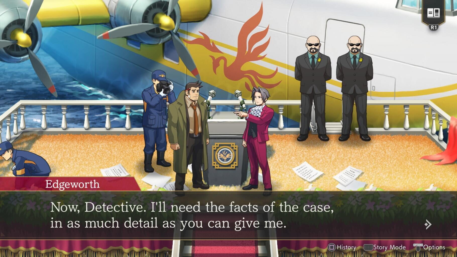 Captura de pantalla - Ace Attorney Investigations Collection