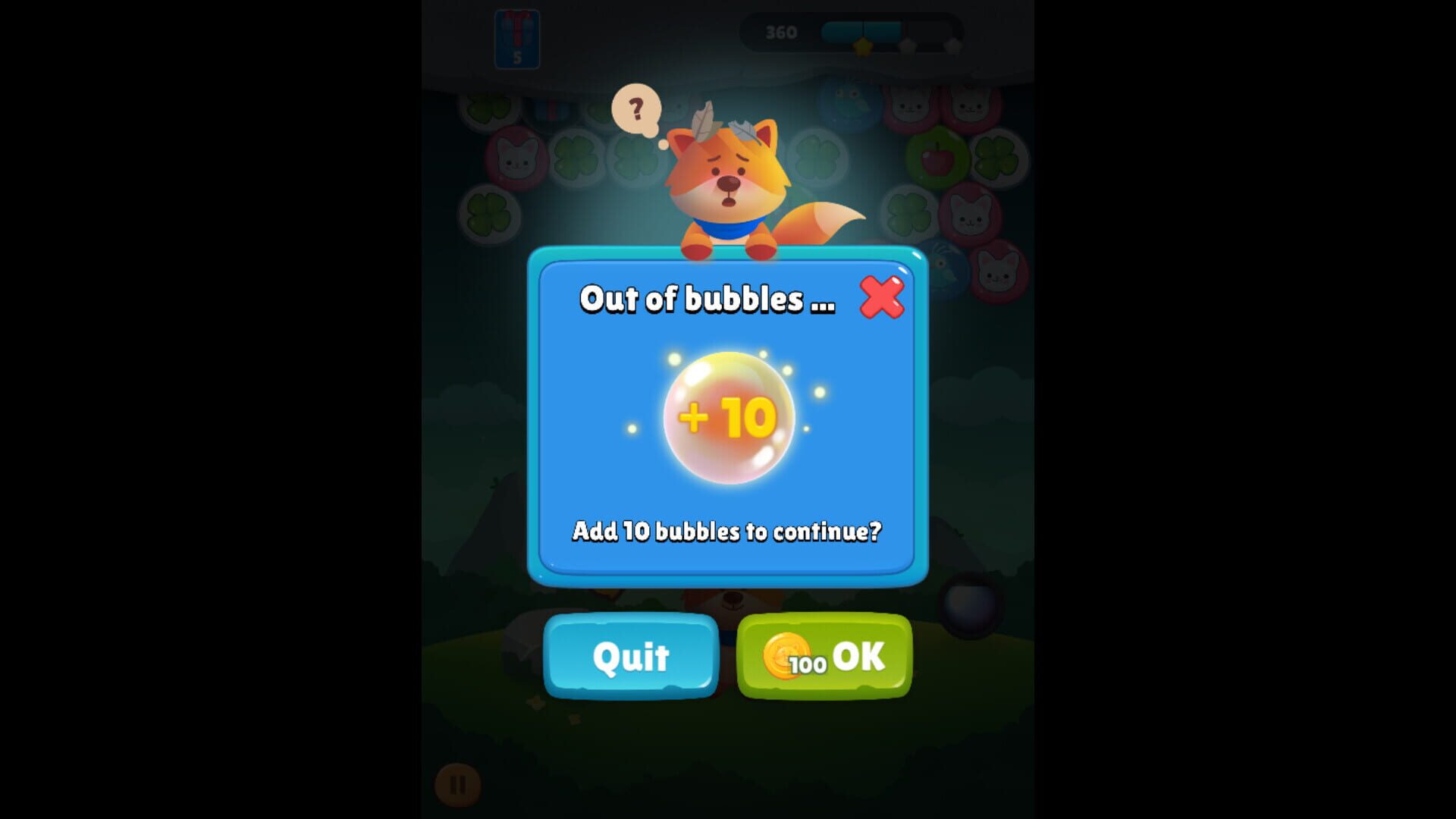 Foxy J.A.B.S: Just Another Bubble Shooter - Screenshot
