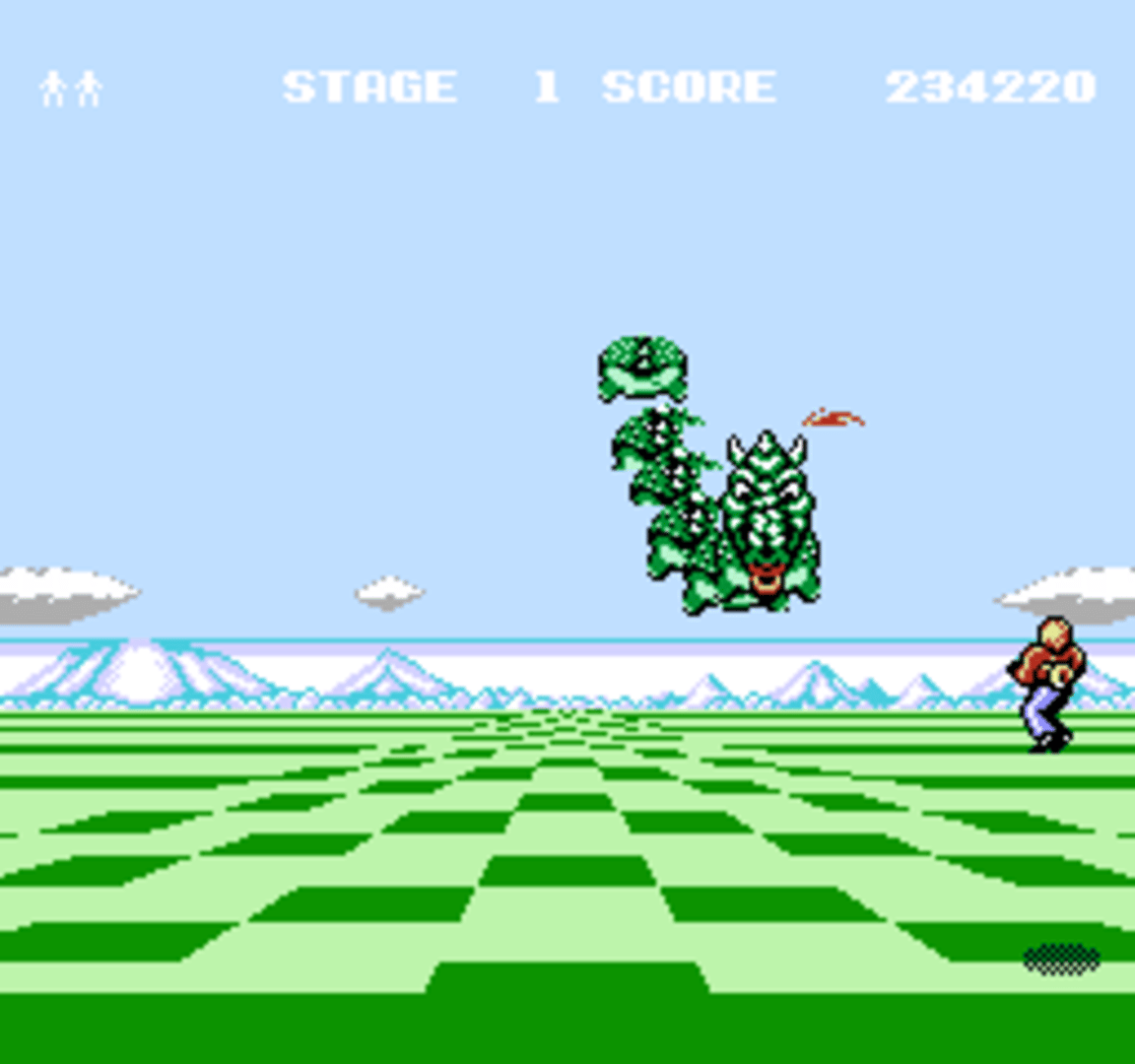 Space Harrier screenshot