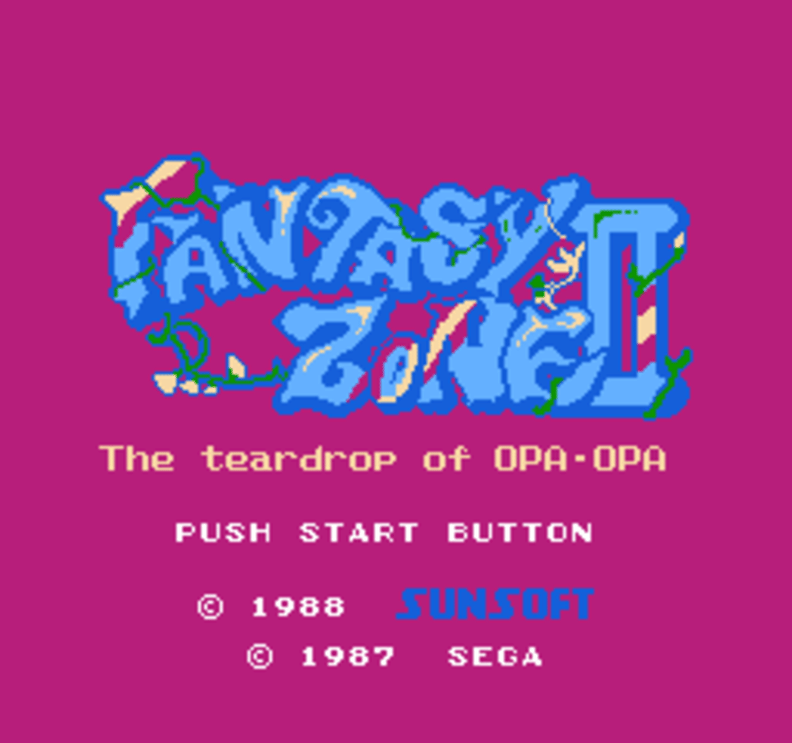 Fantasy Zone II: Opa-Opa no Namida screenshot