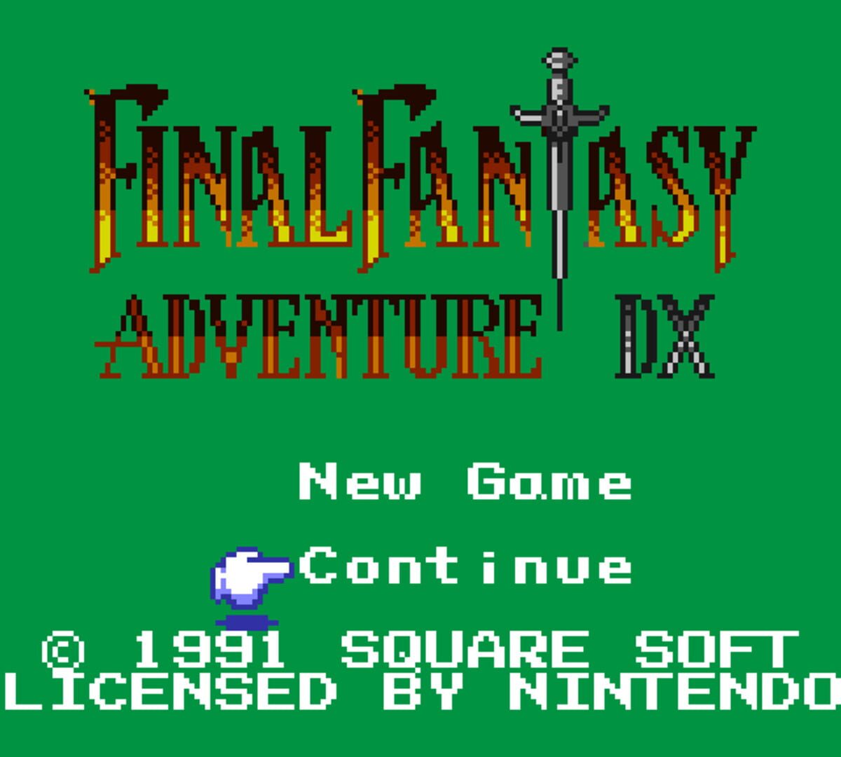 Captura de pantalla - Final Fantasy Adventure DX