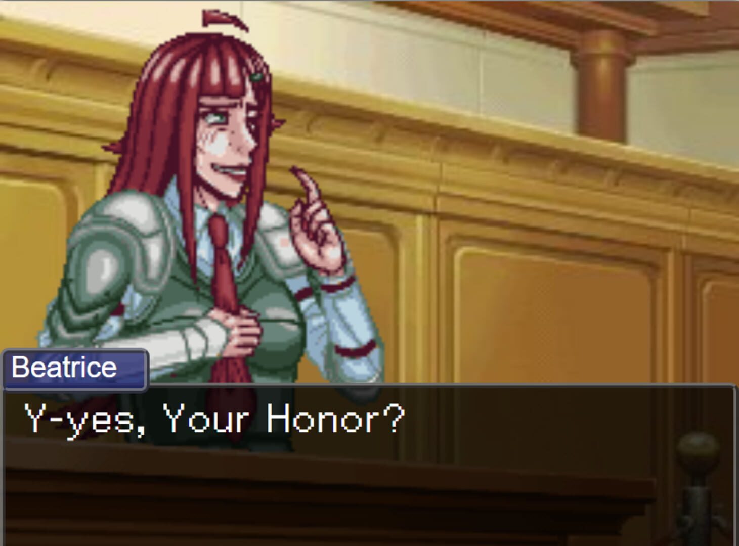 Beatrice Verdict: Ace Attorney - The Hidden Truth - Screenshot