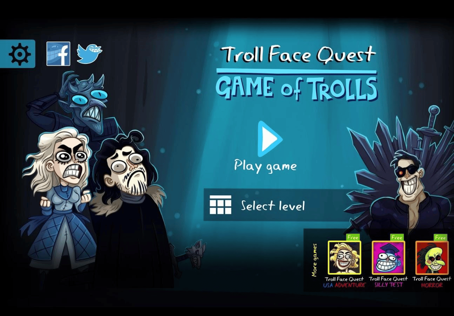 Troll Face Quest: Game of Trolls screenshot