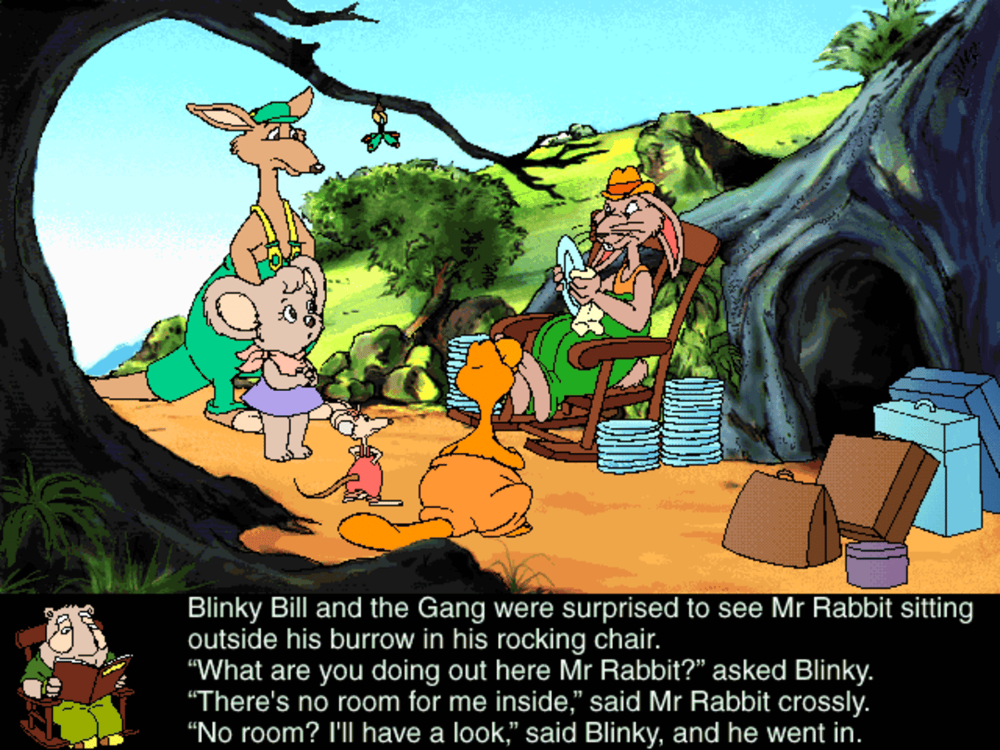 Blinky Bill's Ghost Cave screenshot