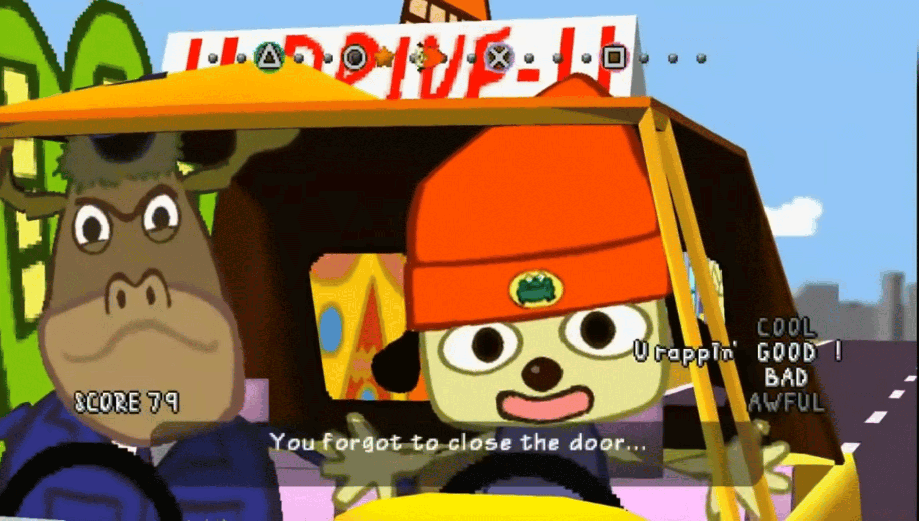 PaRappa the Rapper screenshot