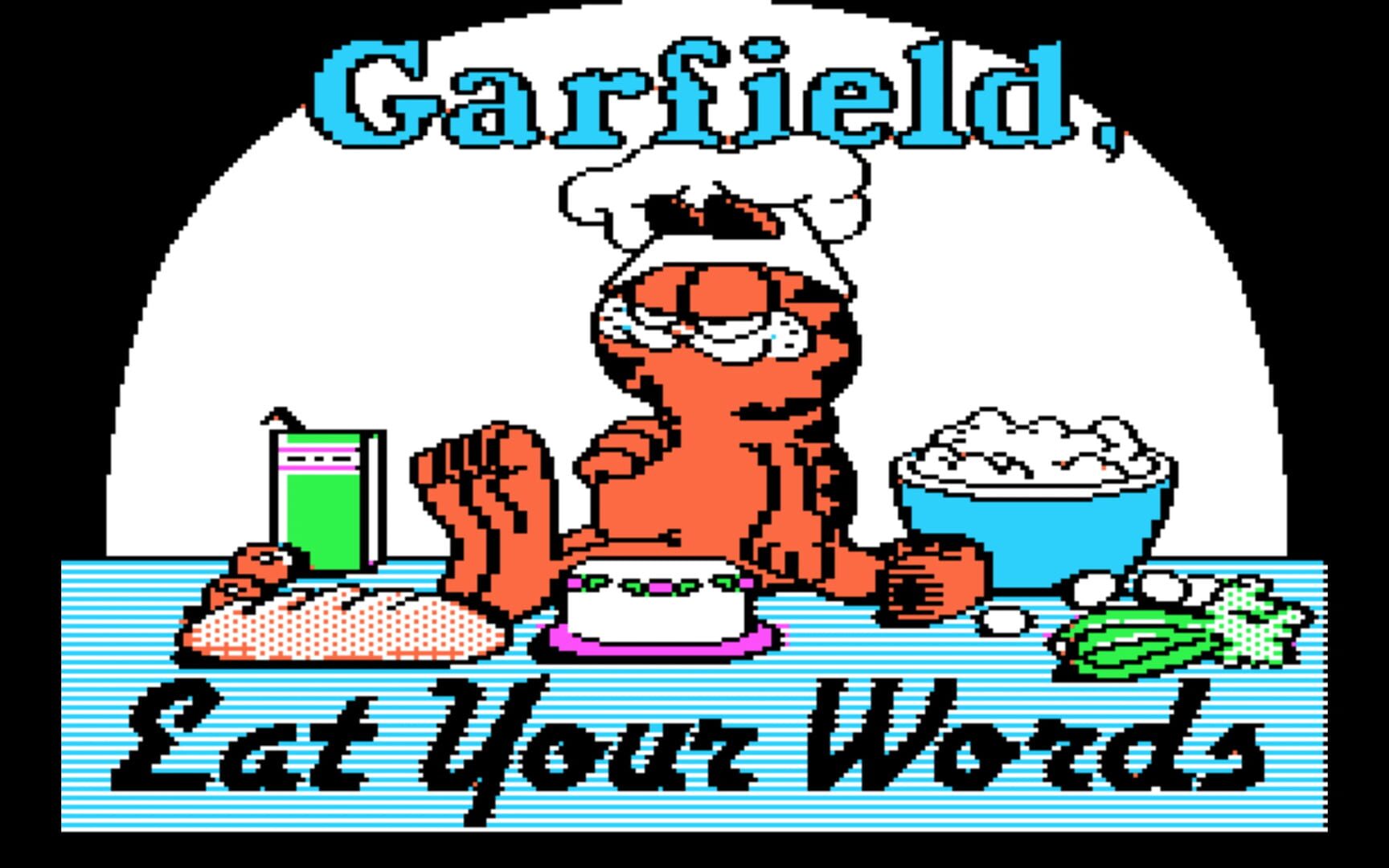 Garfield, Eat Your Words