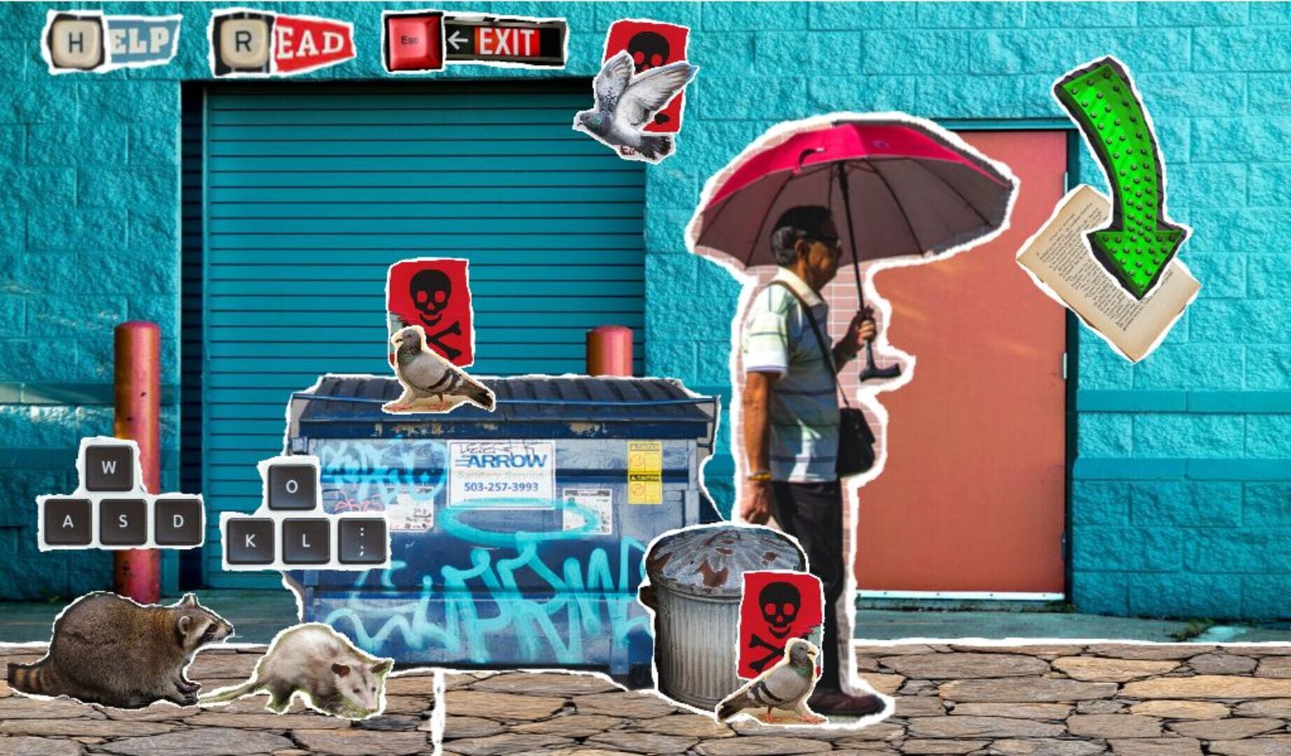 Raccoon & Possum Just Want to Read a Book