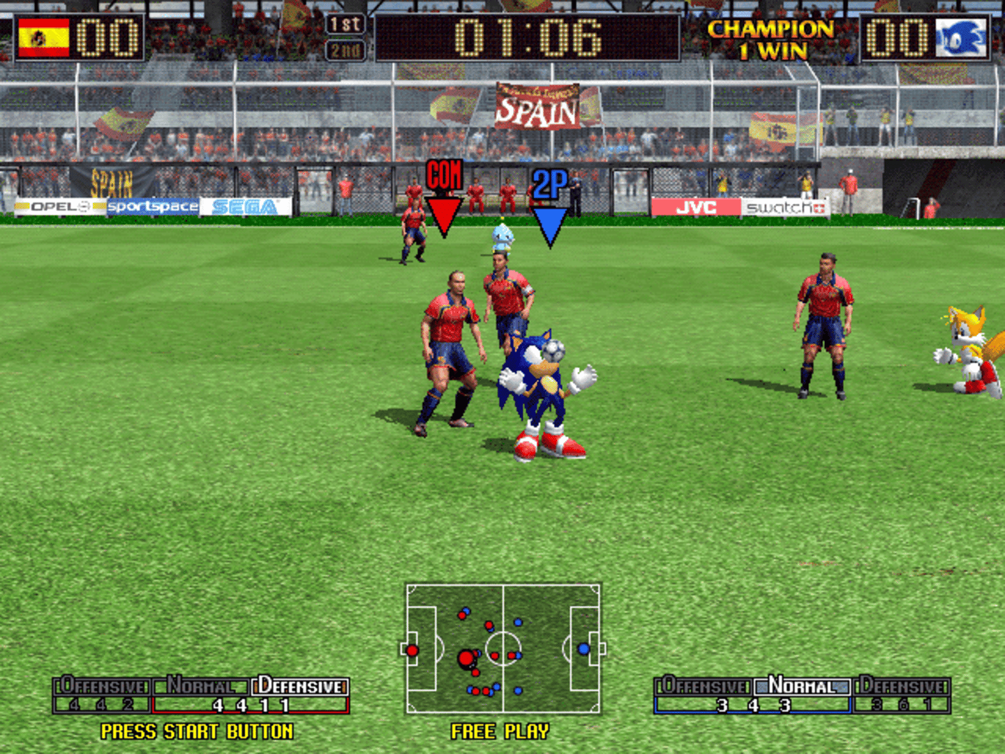 Virtua Striker 3 screenshot