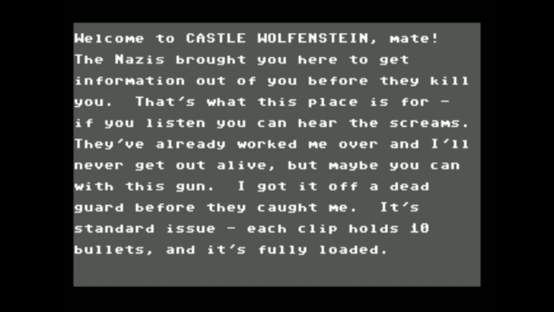 Beyond Castle Wolfenstein screenshot