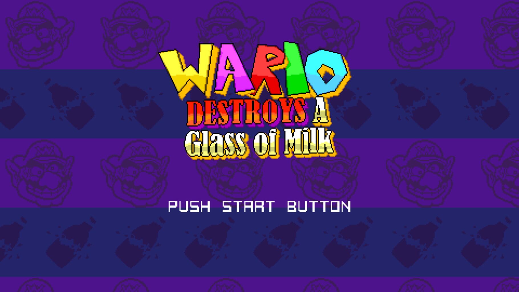 Wario Destroys A Glass of Milk