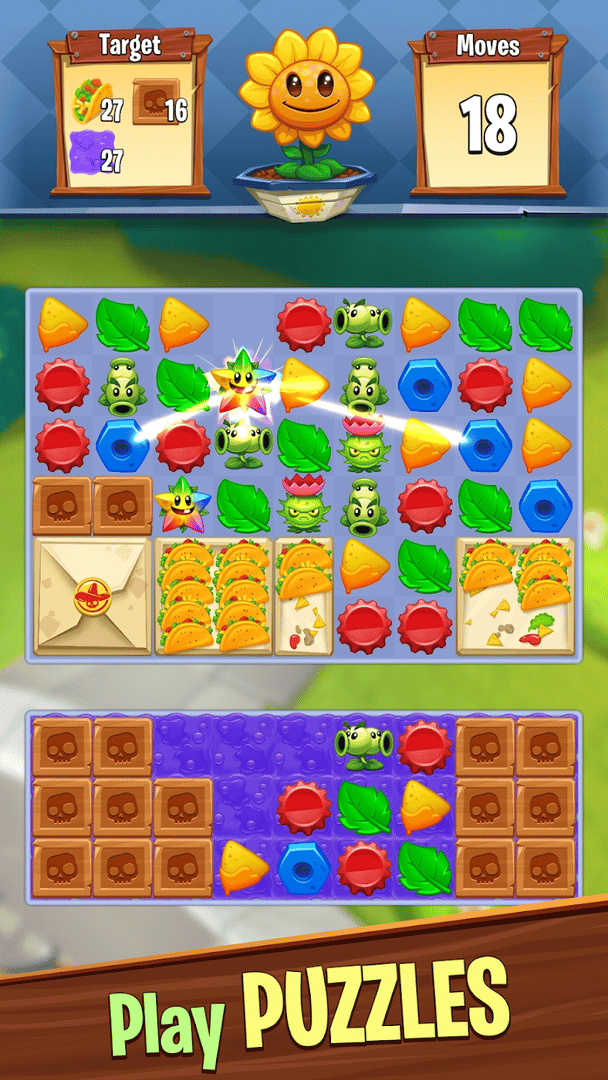 Plants vs. Zombies: Match screenshot