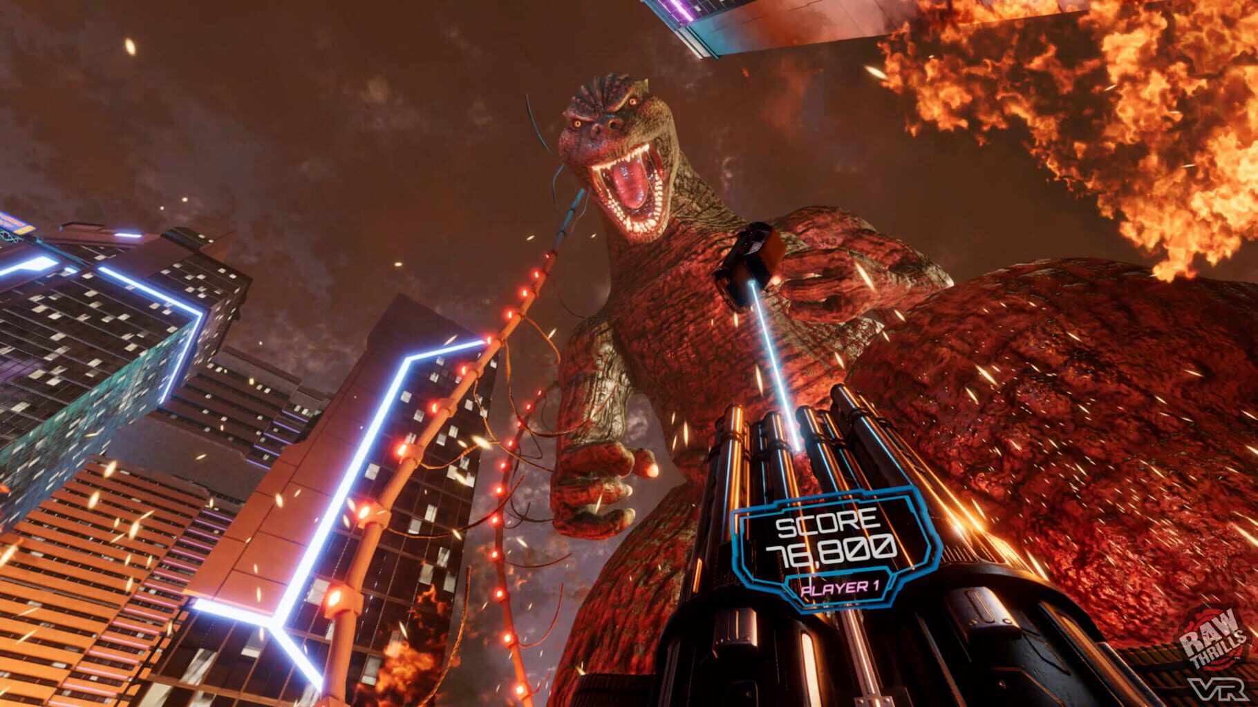 Captura de pantalla - Godzilla Kaiju Wars VR