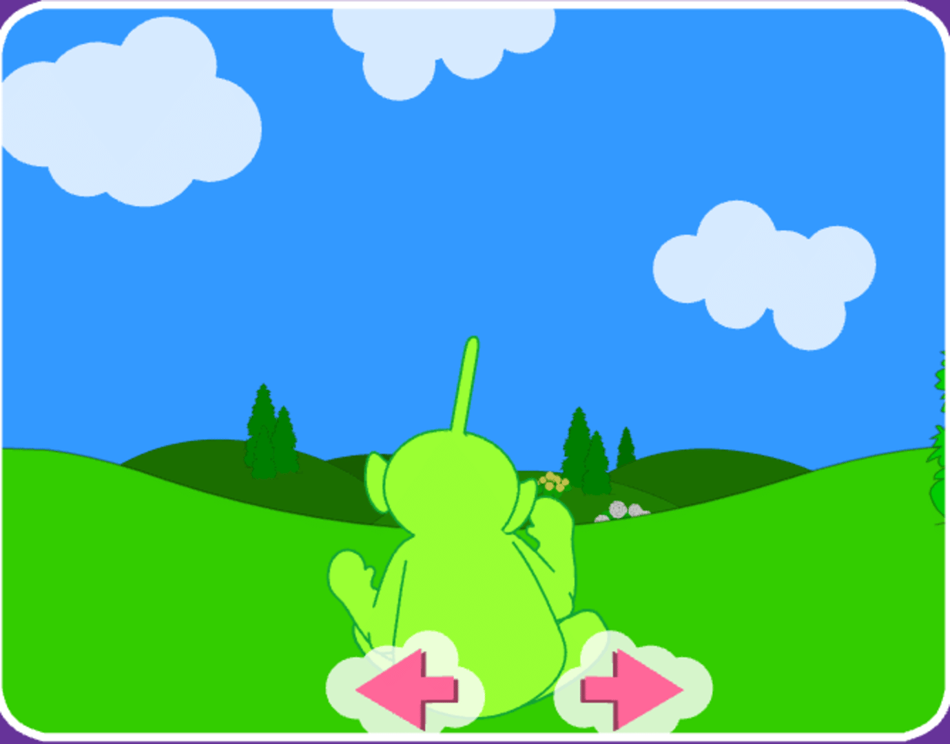 Teletubbies: Sliding Down the Hill screenshot