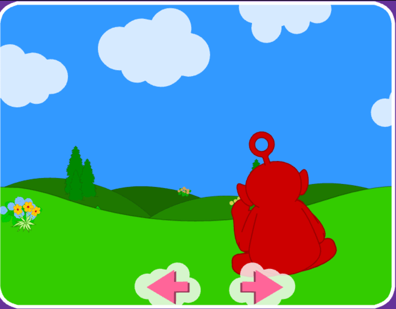 Teletubbies: Sliding Down the Hill screenshot