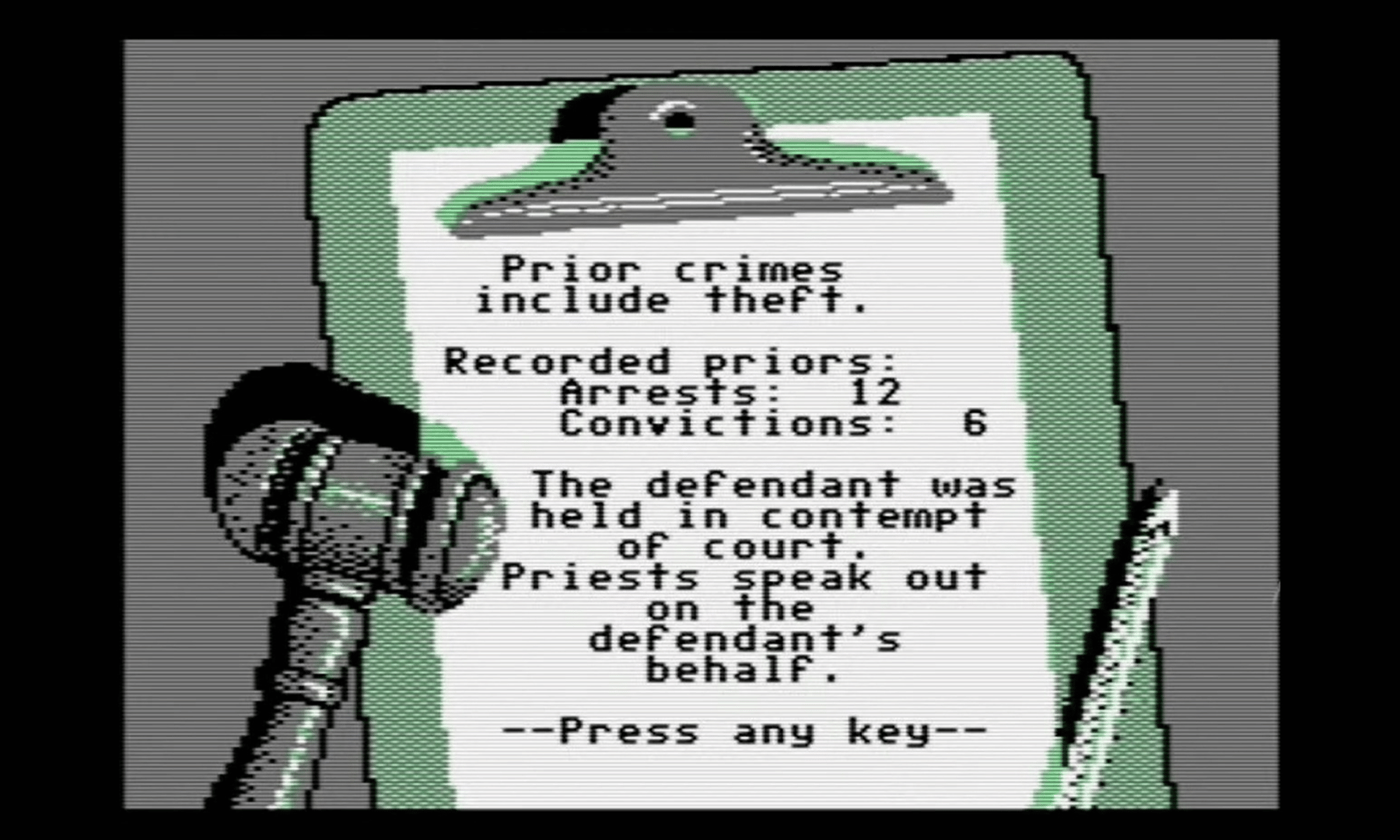 Crime and Punishment screenshot