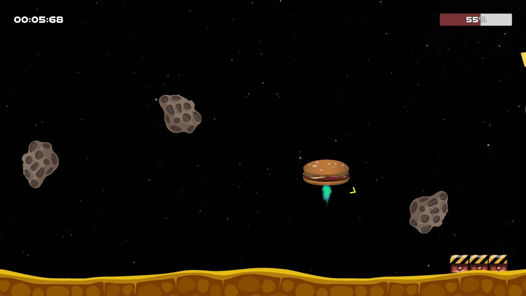 Captura de pantalla - A Burger in Space