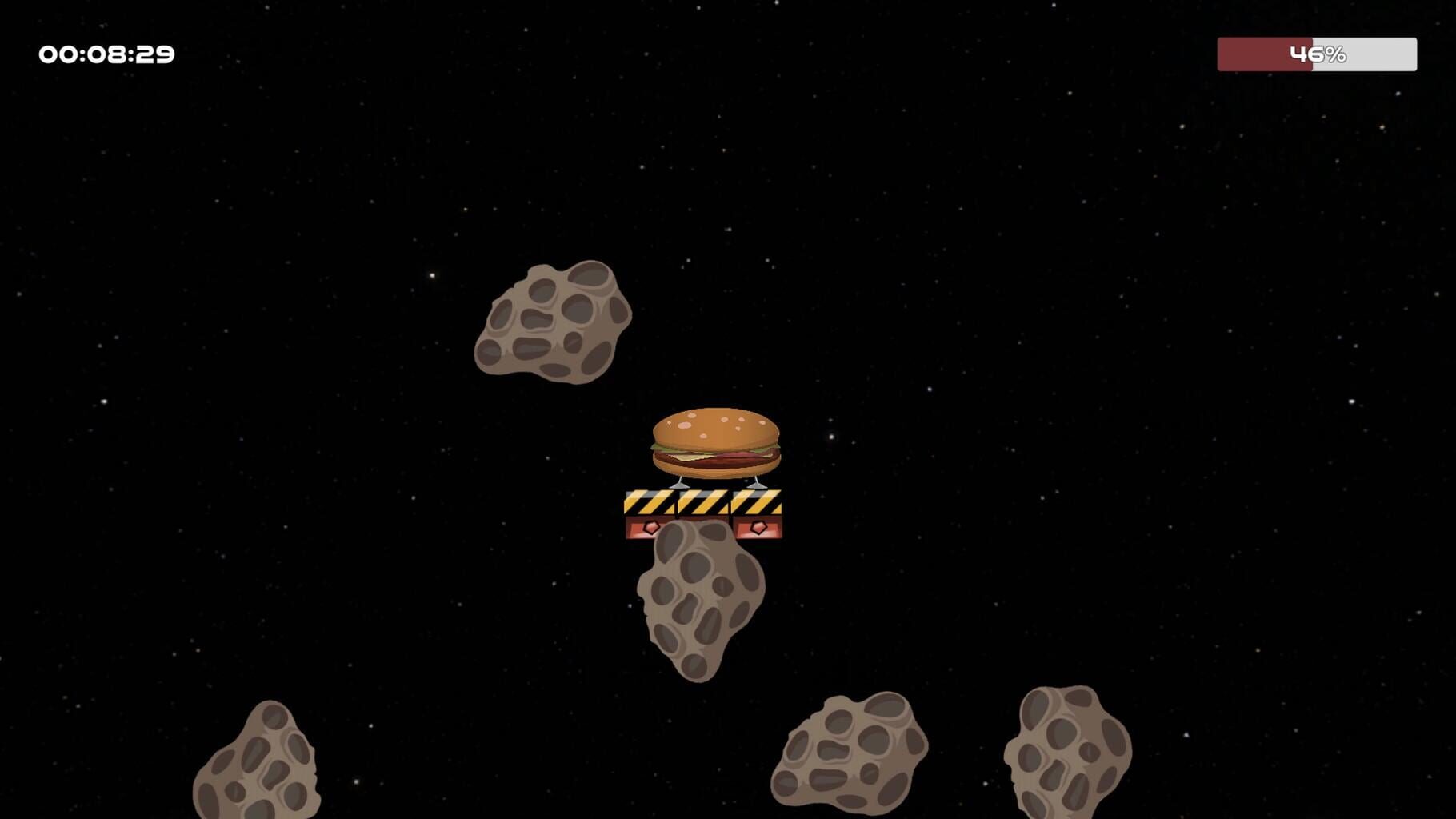 Captura de pantalla - A Burger in Space