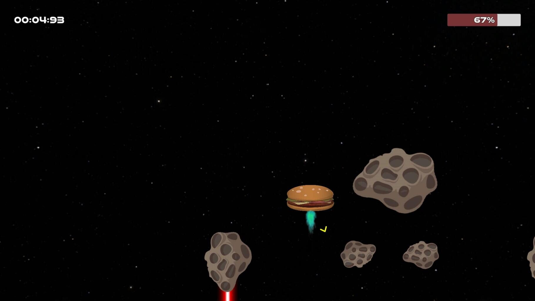 Captura de pantalla - A Burger in Space