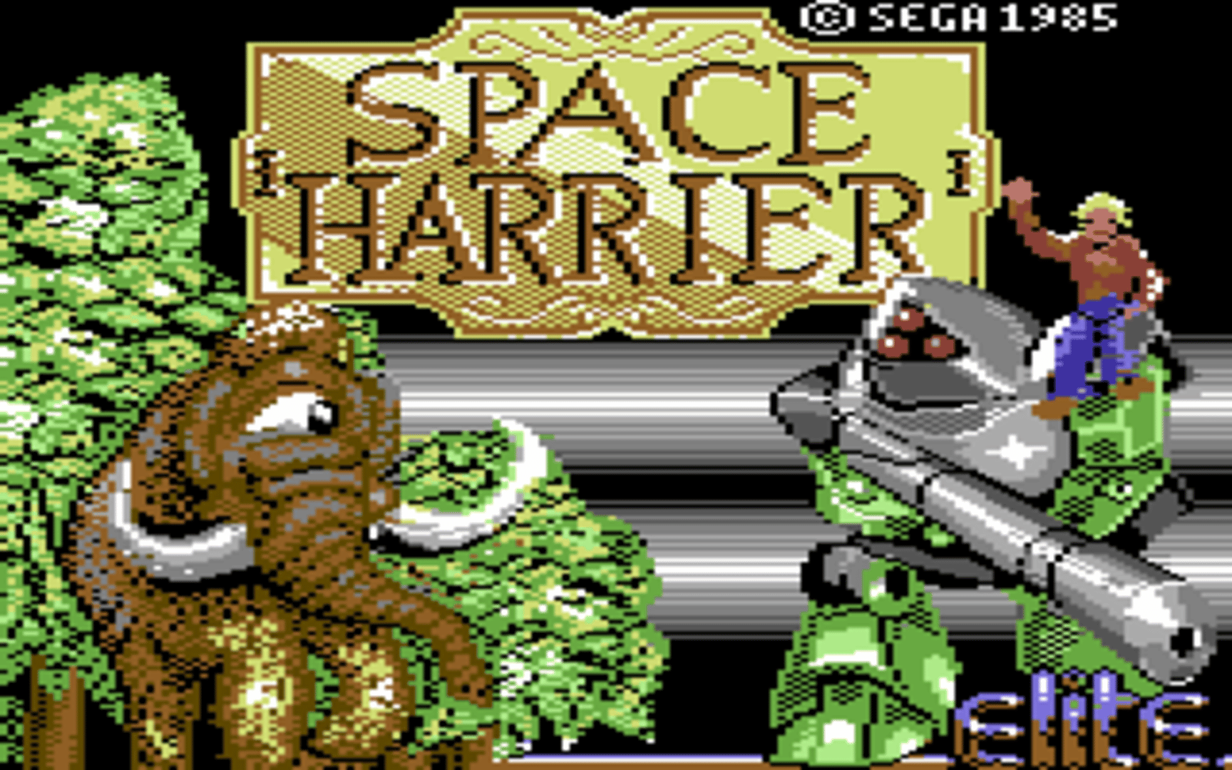 Space Harrier screenshot