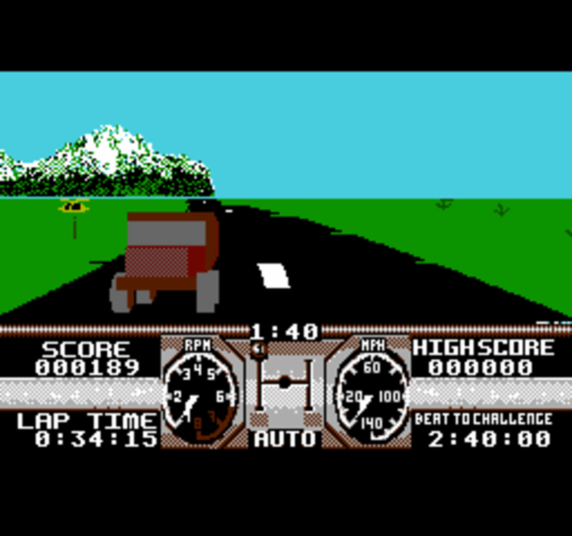 Hard Drivin' screenshot