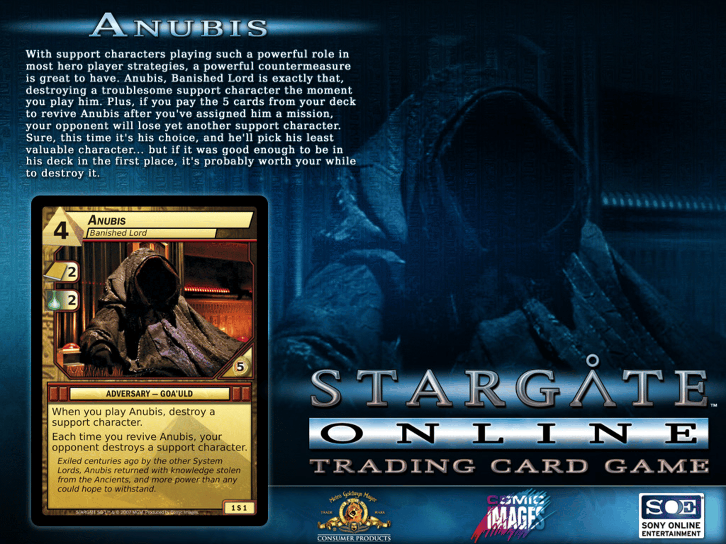 Stargate Online Trading Card Game screenshot