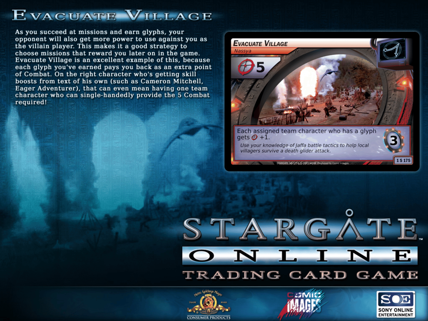 Stargate Online Trading Card Game screenshot