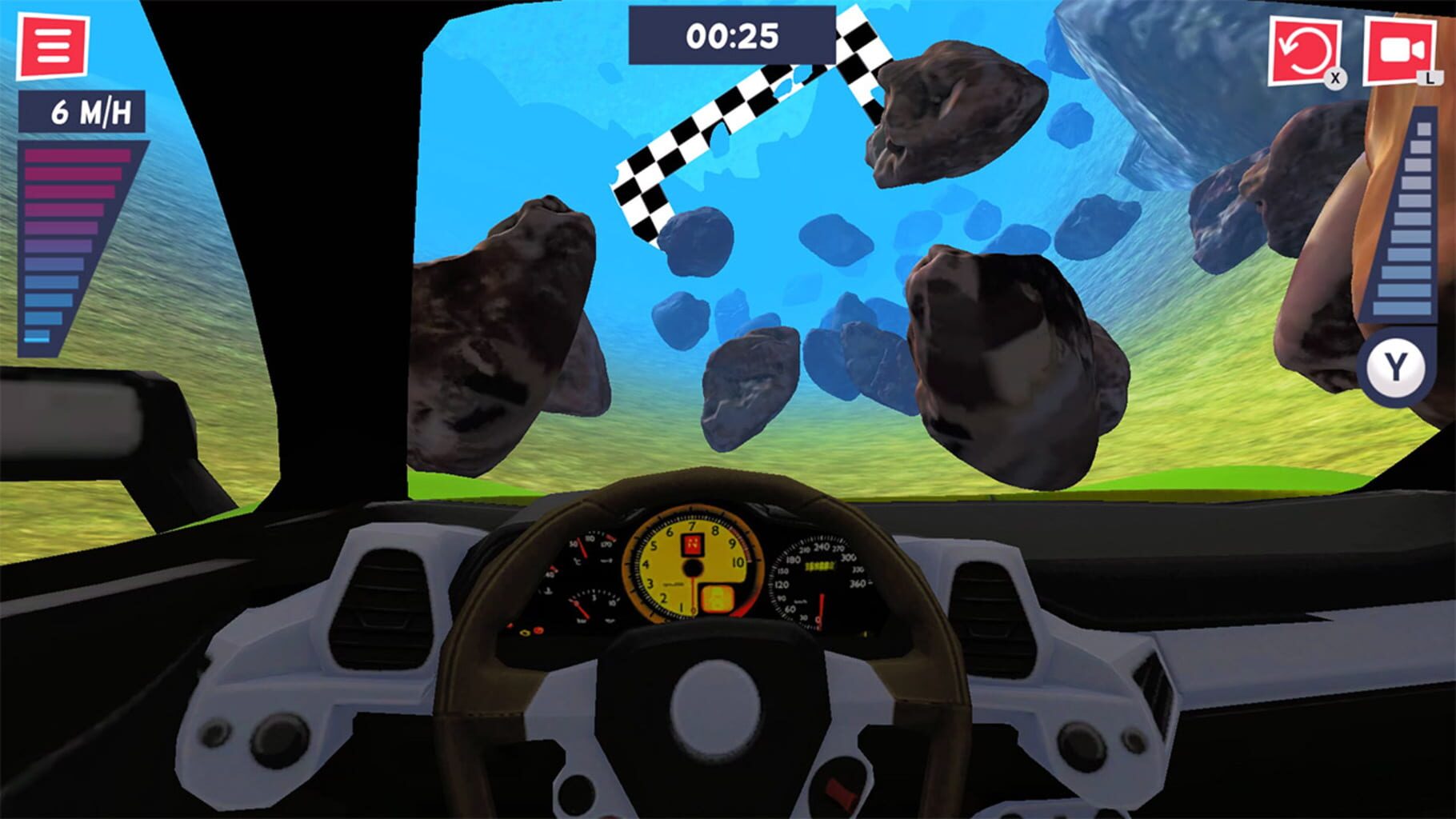 Uphill Stunt Driver: Extreme Racing Simulator screenshot