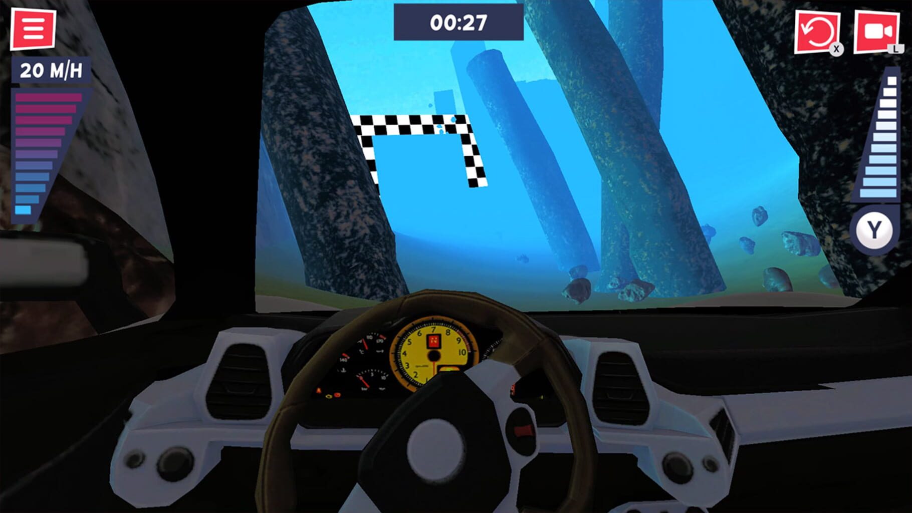 Uphill Stunt Driver: Extreme Racing Simulator screenshot