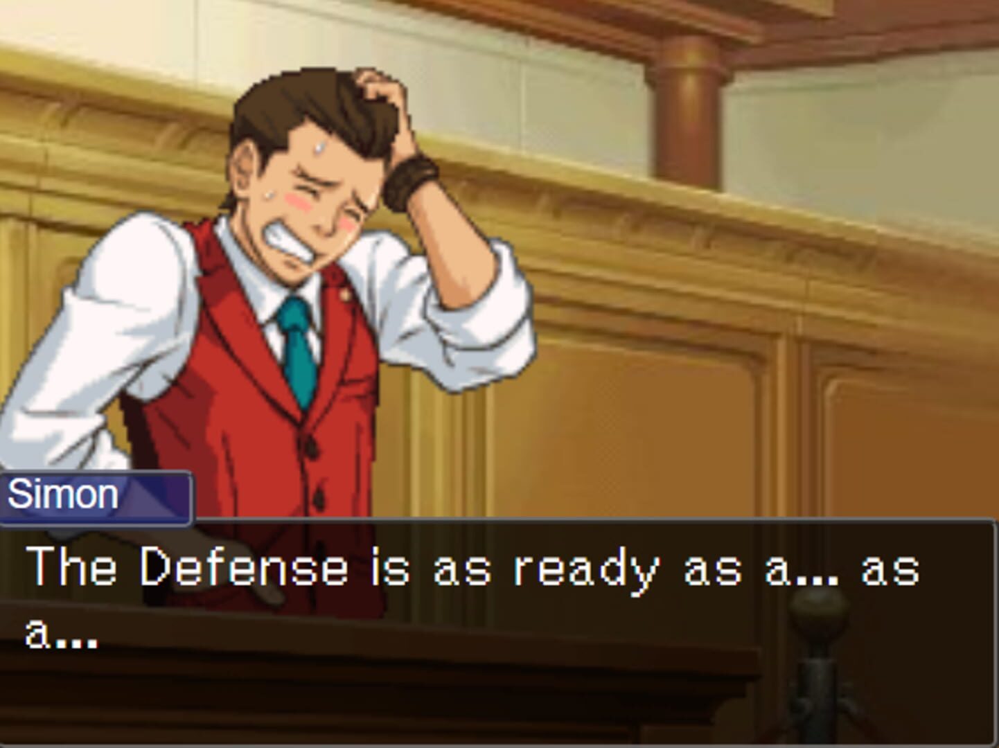 Simon Scoop: Ace Attorney - Screenshot
