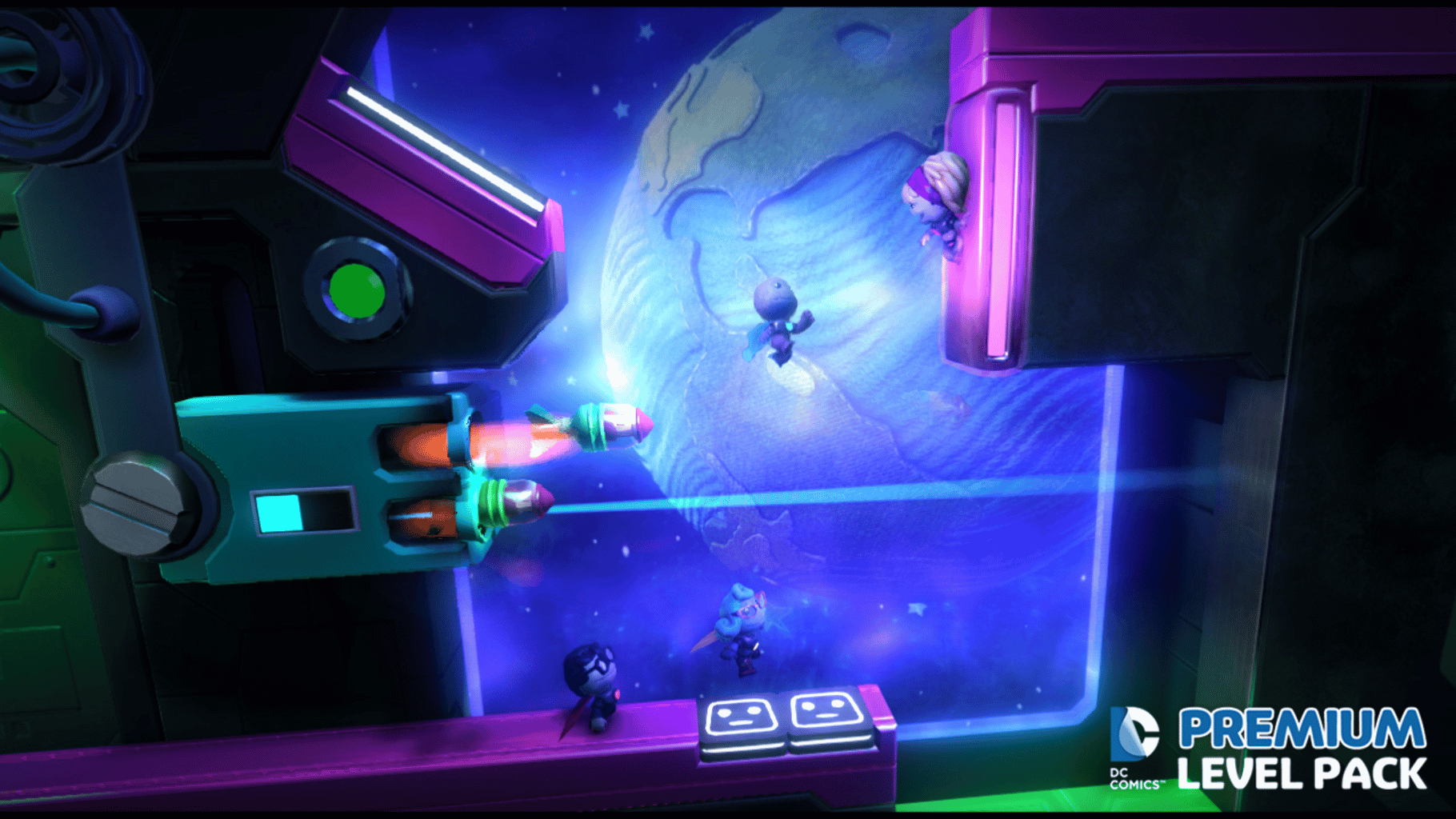 LittleBigPlanet 2: DC Comics Premium Level Pack screenshot