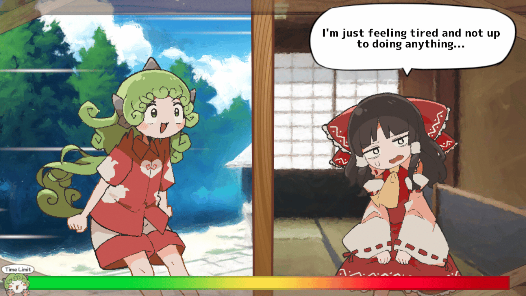 Aun-chan no Komari desu yo ne!? Reimu-san! screenshot