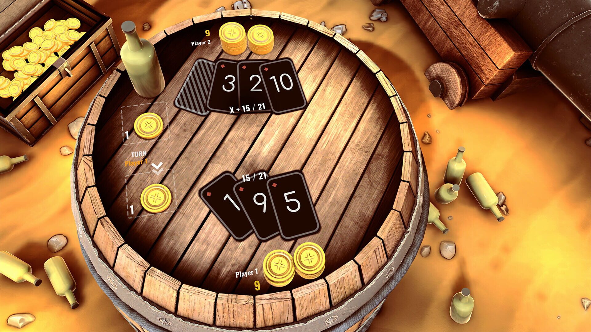 21Pirates Card Game - Screenshot