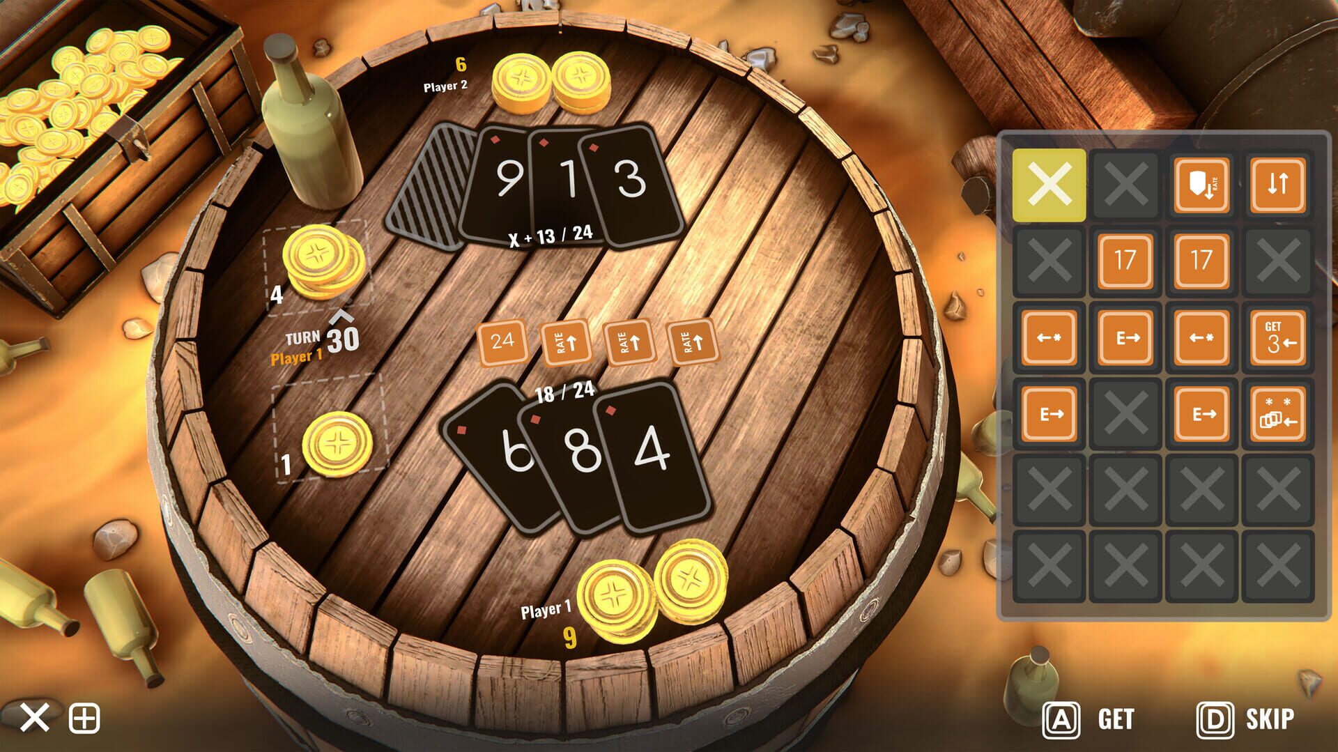 21Pirates Card Game - Screenshot