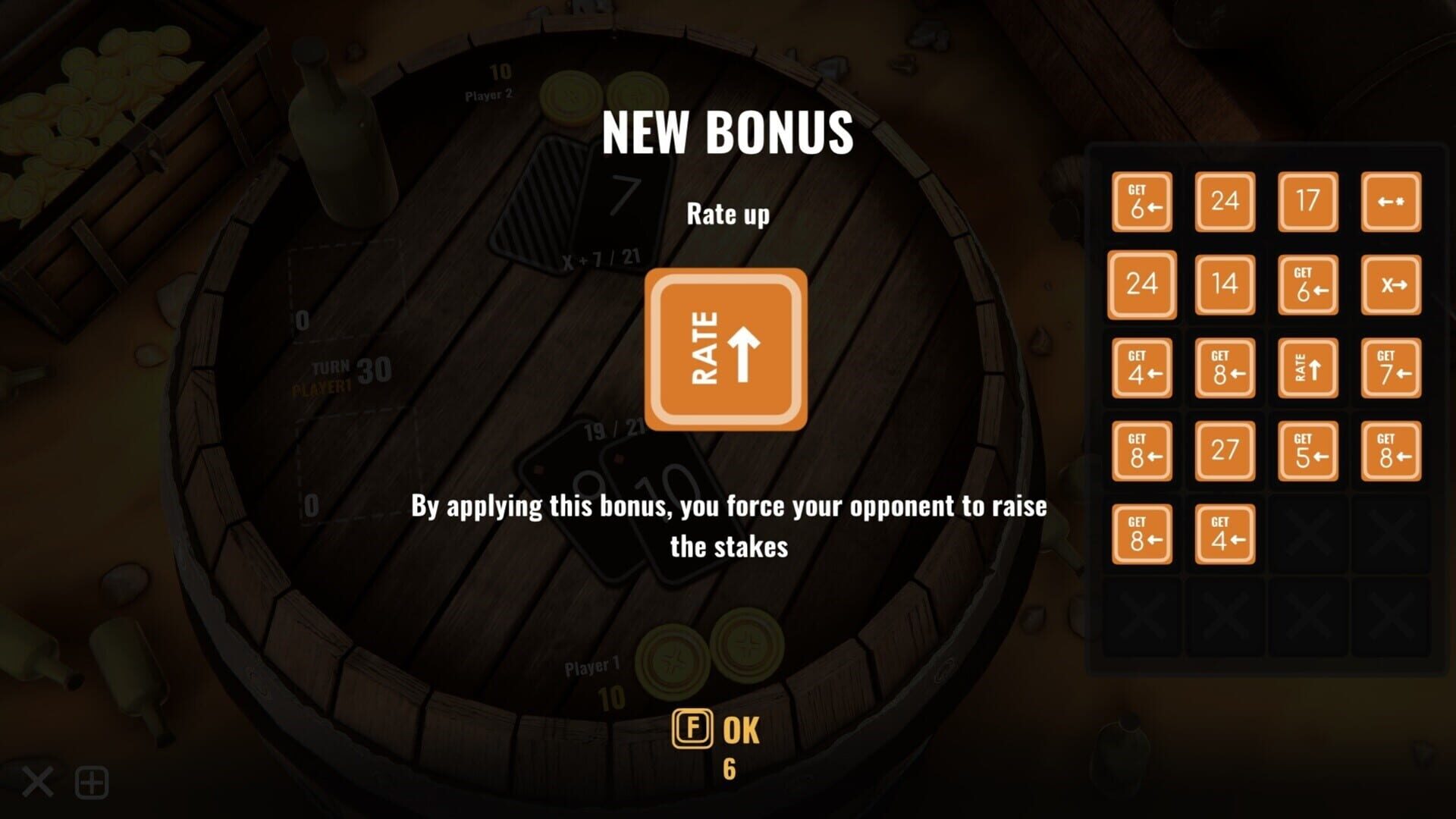21Pirates Card Game - Screenshot